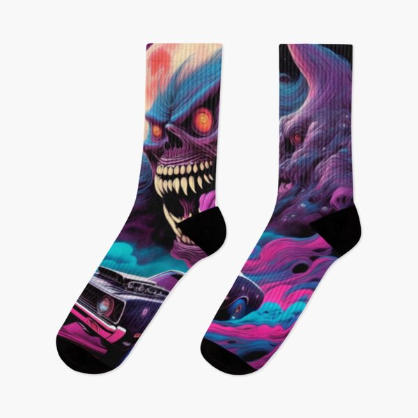Item preview, Trippy Monster Demons and Muscle Car designed and sold by TheDarkWardrobe.