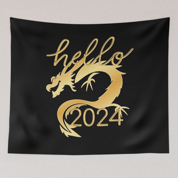 Item preview, Hello 2024 - Year of the Dragon designed and sold by NexCreation.