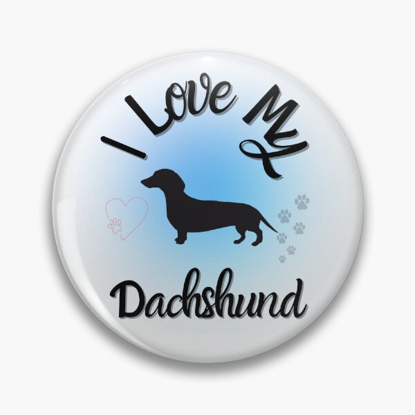 Item preview, " I Love My Dachshund " Epic Canine Adoration Tee designed and sold by Wabi-SabiStudio.