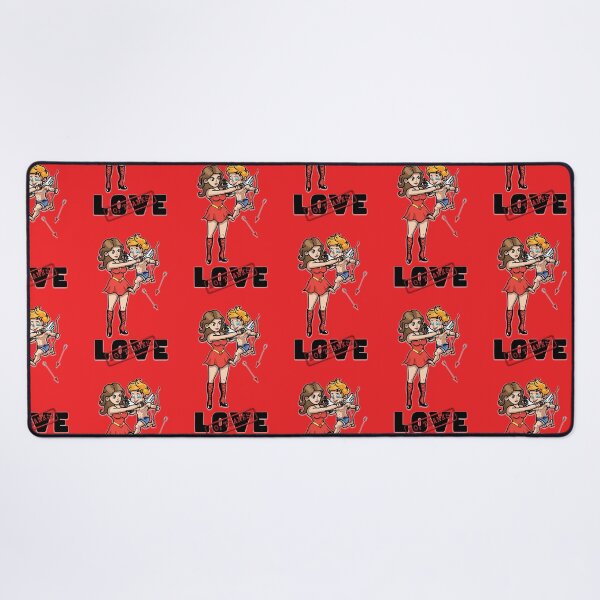 Item preview, Anti-Valentine's Day design with a woman strangling Cupid designed and sold by HarridanCreates.