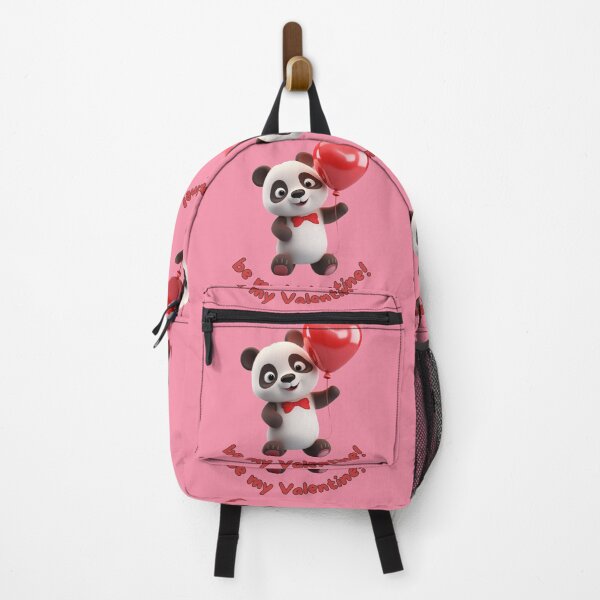 Item preview, Be My Valentine! Panda Bear and Heart Balloon designed and sold by LittleDreamsCo.