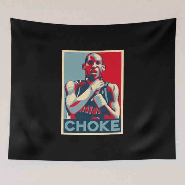 Item preview, Reggie Miller Obama Hope Choke Large Print Qiangy designed and sold by umilukur.