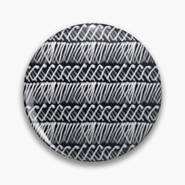 Item preview,  black white tone fabric pattern graphic design by ironpalette designed and sold by ironpalette.