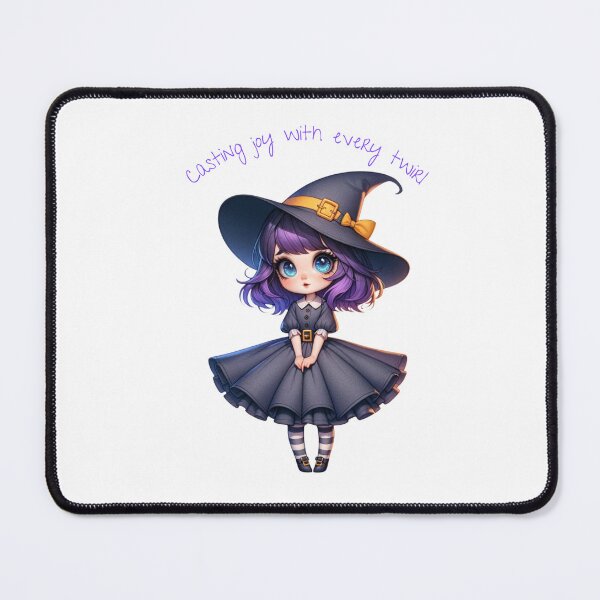 Item preview, Whimsical Willow: The Shy Little Witch designed and sold by TinyHex.