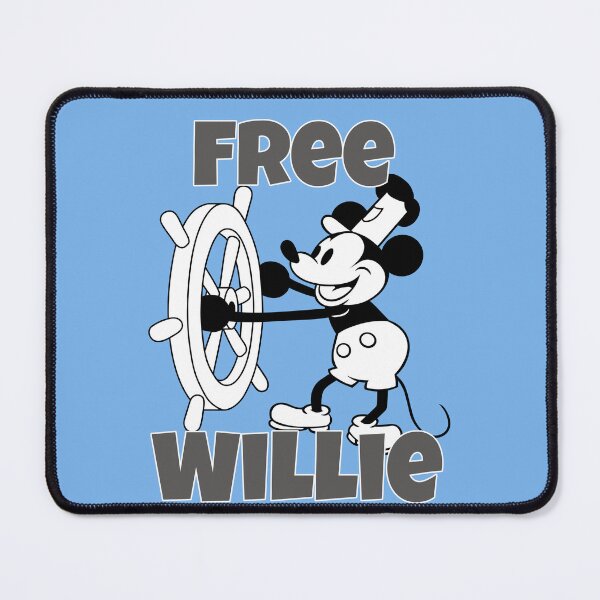 Item preview, Steamboat Willie is in the Public Domain Throwback Retro Nostalgic gift designed and sold by Castle-Kojin.