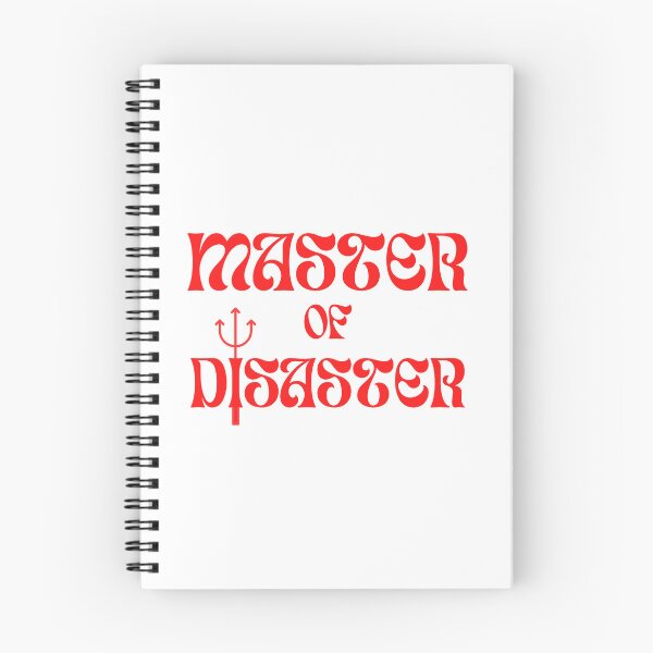 Item preview, Master of Disaster Typography T-shirt for Introverts and everyone men and women  designed and sold by crazymessygirl.