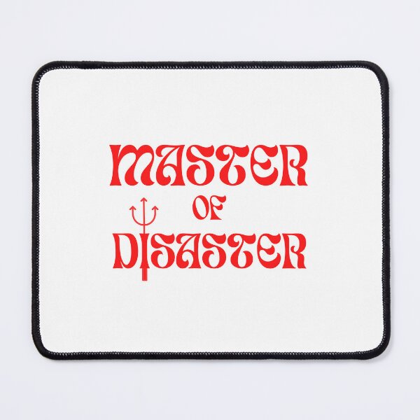 Item preview, Master of Disaster Typography T-shirt for Introverts and everyone men and women designed and sold by crazymessygirl.