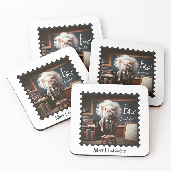 Item preview, Albert Einswine designed and sold by Labcoat Legends.