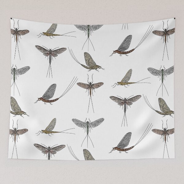 Item preview, Mayfly insect pattern designed and sold by Artbychb.