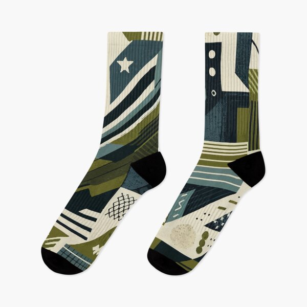 Item preview, Green Abstraction: Confluence of Shapes designed and sold by Veteme.