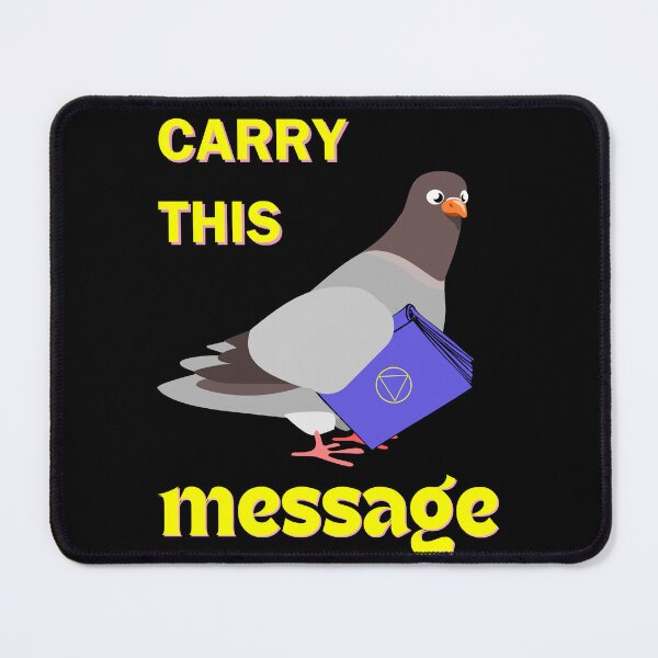 Item preview, Carry This Message AA Pigeon Walking designed and sold by a-new-light.