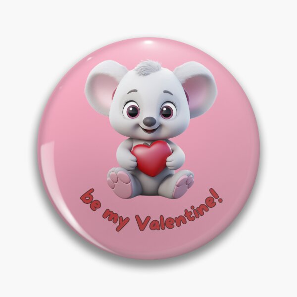 Item preview, Be My Valentine! Koala Bear and Heart designed and sold by LittleDreamsCo.