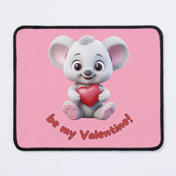 Item preview, Be My Valentine! Koala Bear and Heart designed and sold by LittleDreamsCo.