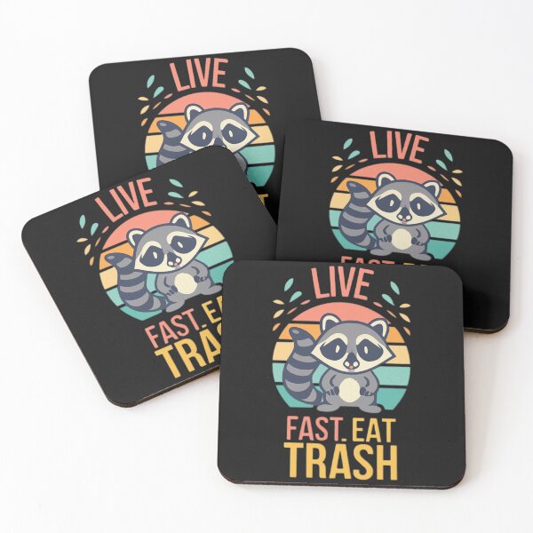 Item preview, Live Fast, Eat Trash designed and sold by MillenniumDrip.