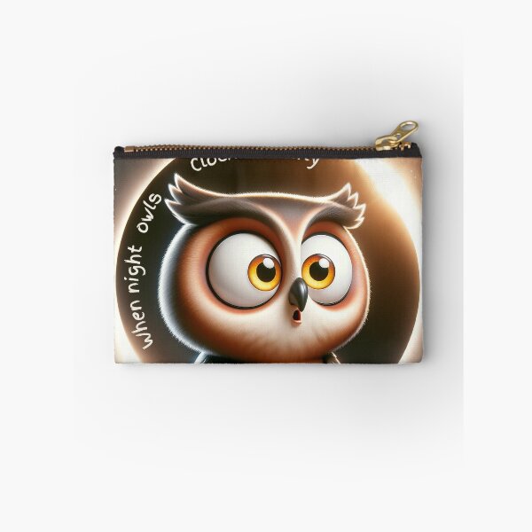 Item preview, Early Bird Owl: Eclipse Shift Surprise! designed and sold by SrijanaByAnu.