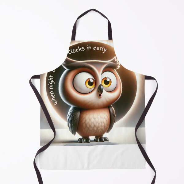Item preview, Early Bird Owl: Eclipse Shift Surprise! designed and sold by SrijanaByAnu.