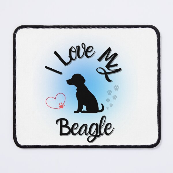 Item preview, " I Love My Beagle " Epic Canine Adoration Tee designed and sold by Wabi-SabiStudio.