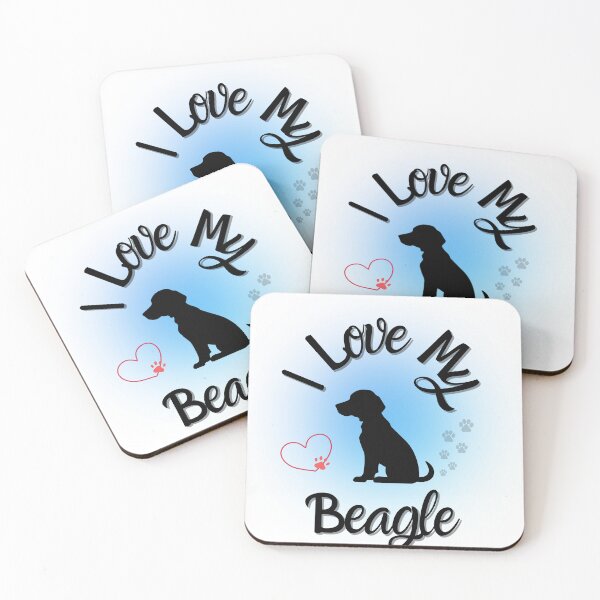 Item preview, " I Love My Beagle " Epic Canine Adoration Tee designed and sold by Wabi-SabiStudio.