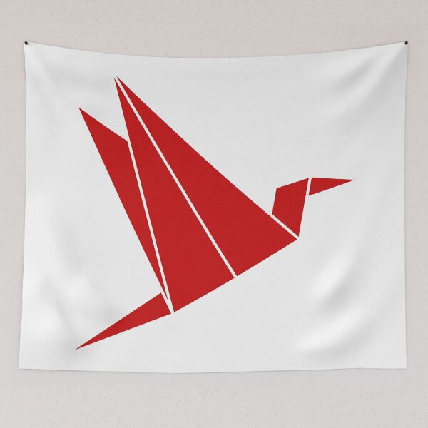Item preview, Origami Crane - red designed and sold by DANGER RABBIT.