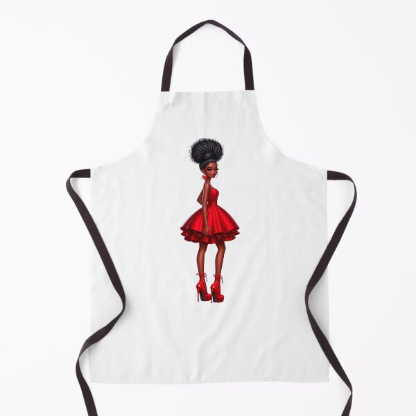 Item preview, Valentine´s Day Black Woman, Fashion Drawing, Valentine Design, Valentine Gift. designed and sold by gabrielakrall.