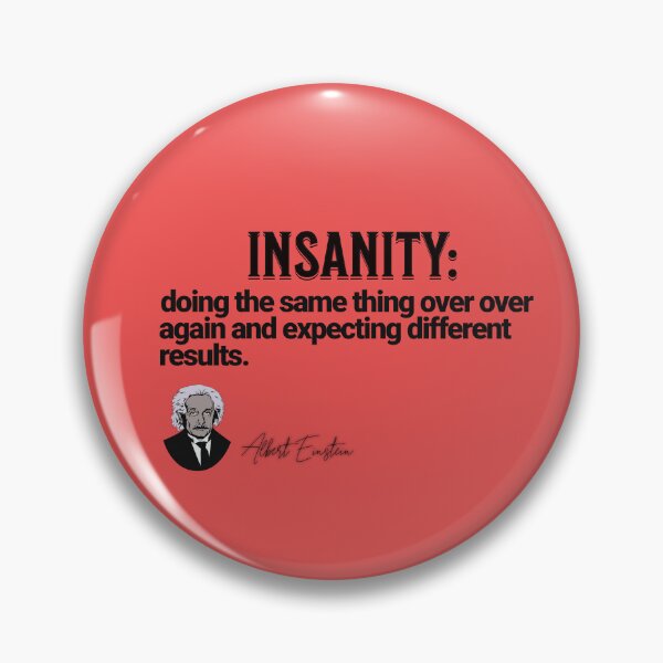 Item preview, Albert Einstein - INSANITY quote designed and sold by ForecastVSN.