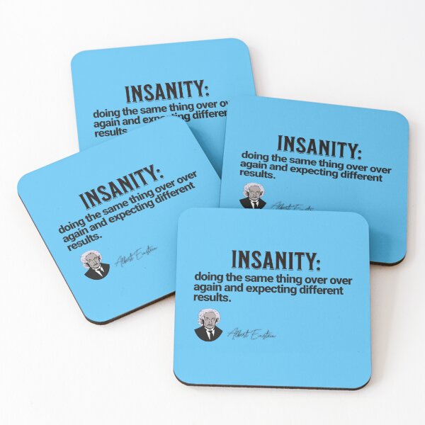 Item preview, Albert Einstein - INSANITY quote designed and sold by ForecastVSN.