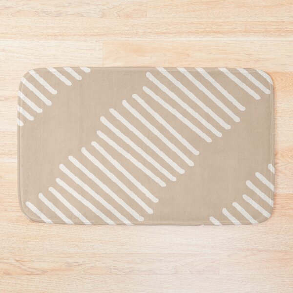 Item preview, Beige and white abstract lined pattern designed and sold by by-jwp.