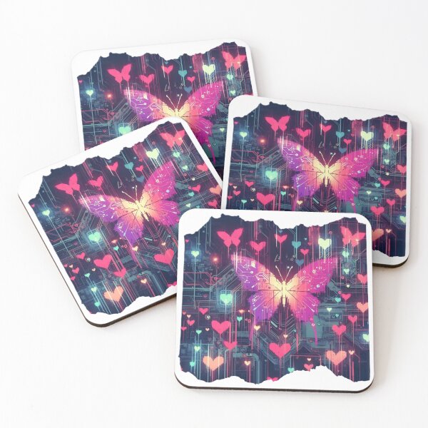Item preview, Valentine's butterflys designed and sold by Lykaon Art.