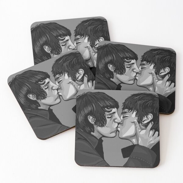 Item preview, Kissing portrait designed and sold by Lozzamarie-art.