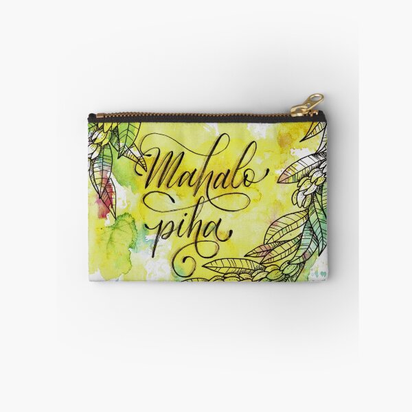 Item preview, Wholehearted Thanks - Mahalo Piha - Watercolor Greeting Card designed and sold by rooandjoo.