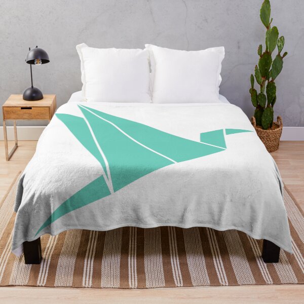 Item preview, Origami Crane - turquoise designed and sold by DANGER RABBIT.