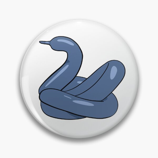 Item preview, Swan Balloon Animal - Blue designed and sold by Bellaisaturtle.