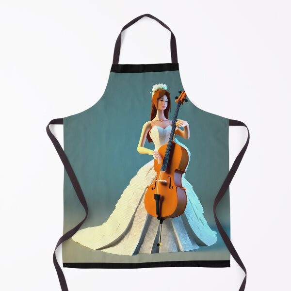 Item preview, 3D Bride with cello designed and sold by LTI-Stickers.