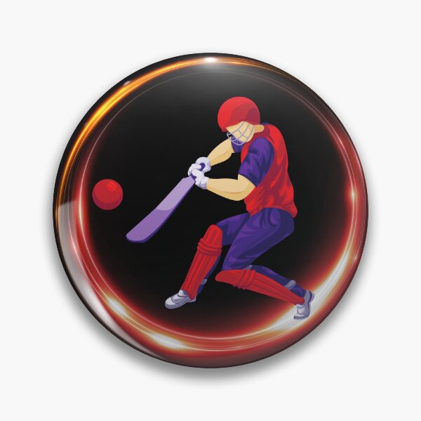 Item preview, Cricket Gift Cricket Player Retro Vintage Color Red designed and sold by Isadesignart.