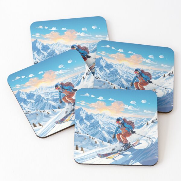Item preview, Skiing brings happiness. designed and sold by Adela Designs.