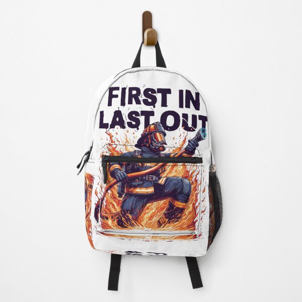 Item preview, Firefighter - First One In, Last One Out - Fire Department designed and sold by Design Raptor.