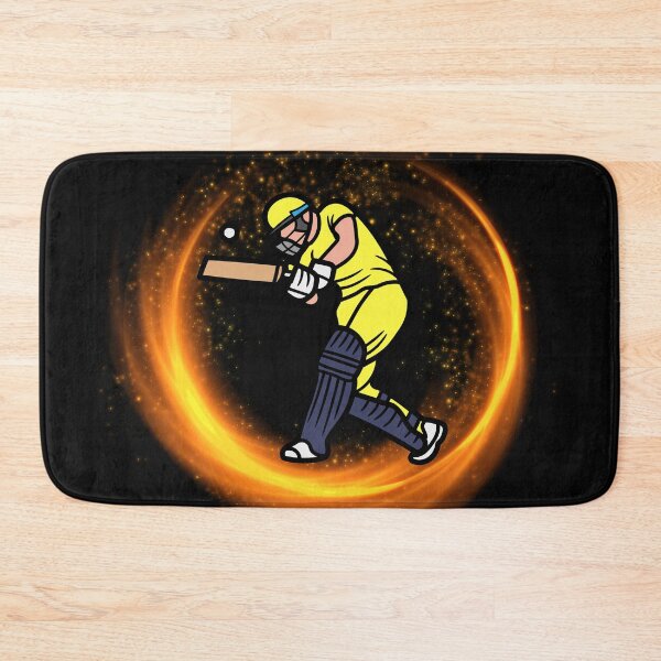 Item preview, Cricket gifts Yellow Retro Vintage Cricket Player designed and sold by Isadesignart.