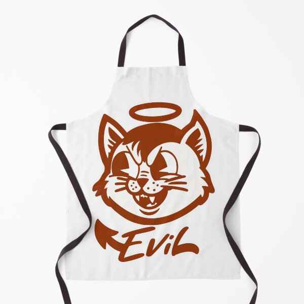 Item preview, Bad Angel Cat Smiling Brown designed and sold by akaajoficial.