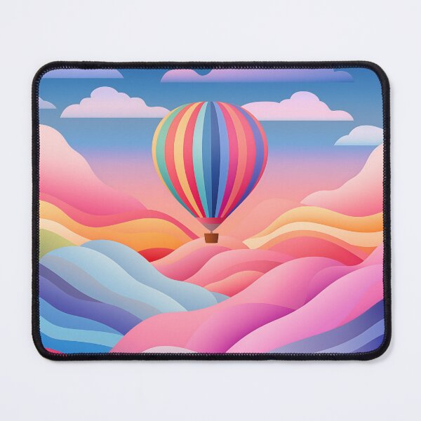 Item preview, Rainbow Clouds Hot Air Balloon Adventure designed and sold by unimuse.