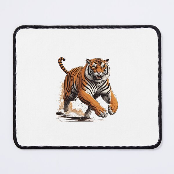 Item preview, Orange Siberian Tiger Running designed and sold by Bananobanini.