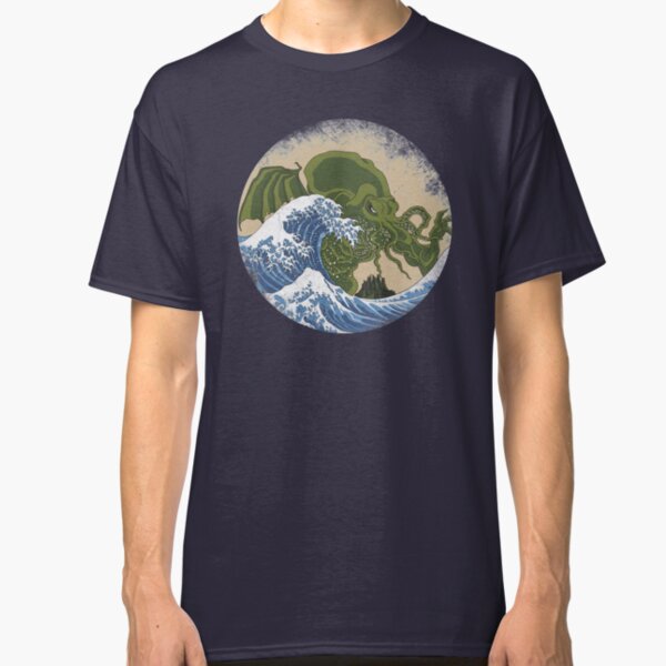 Hokusai Cthulhu Classic T-Shirt