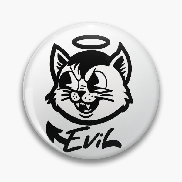 Item preview, Bad Angel Cat Smiling  designed and sold by akaajoficial.