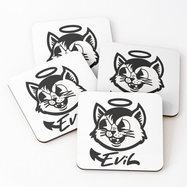 Item preview, Bad Angel Cat Smiling  designed and sold by akaajoficial.