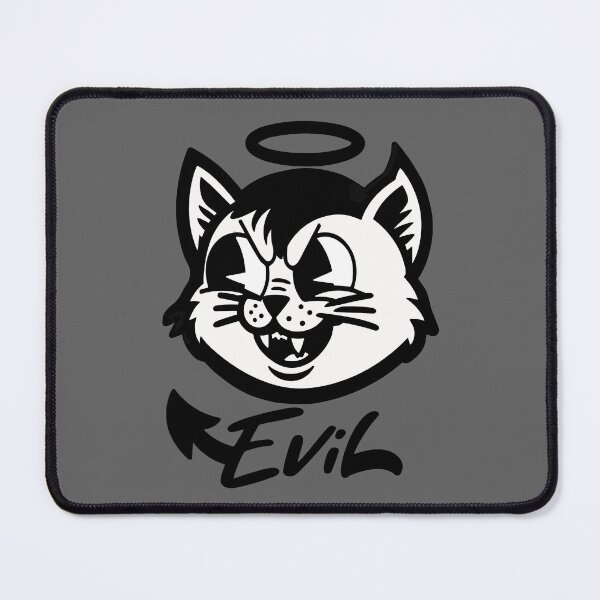 Item preview, Bad Angel Cat Smiling  designed and sold by akaajoficial.