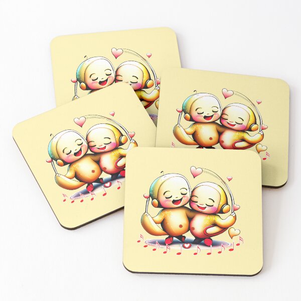 Item preview, Children singing in duets designed and sold by Artbellachi.