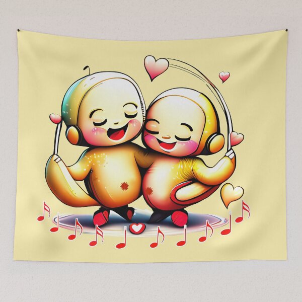 Item preview, Children singing in duets designed and sold by Artbellachi.