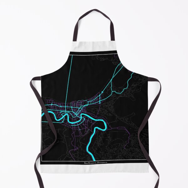 Item preview, New Orleans Louisiana City Map - Neon Fantasy designed and sold by StylishStacks.