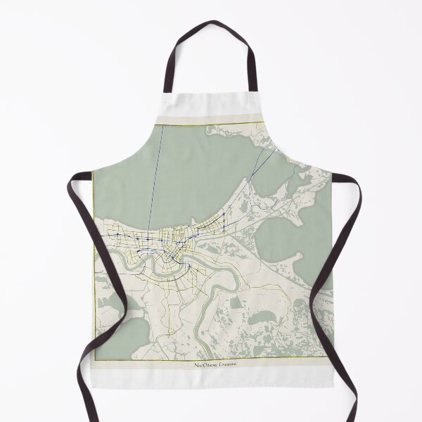 Item preview, New Orleans Louisiana City Map - Hand-Drawn designed and sold by StylishStacks.