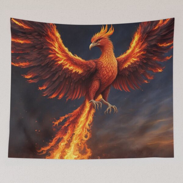 Item preview,  phoenix rising designed and sold by AiArtCreations1.