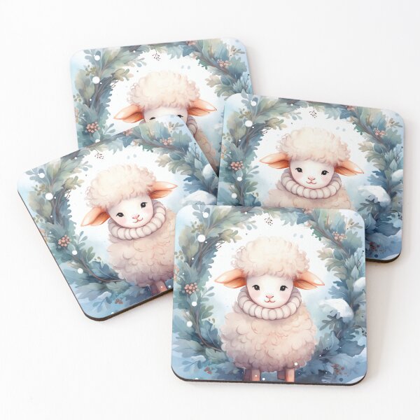 Item preview, Snowy Sheep designed and sold by cute-animals99.